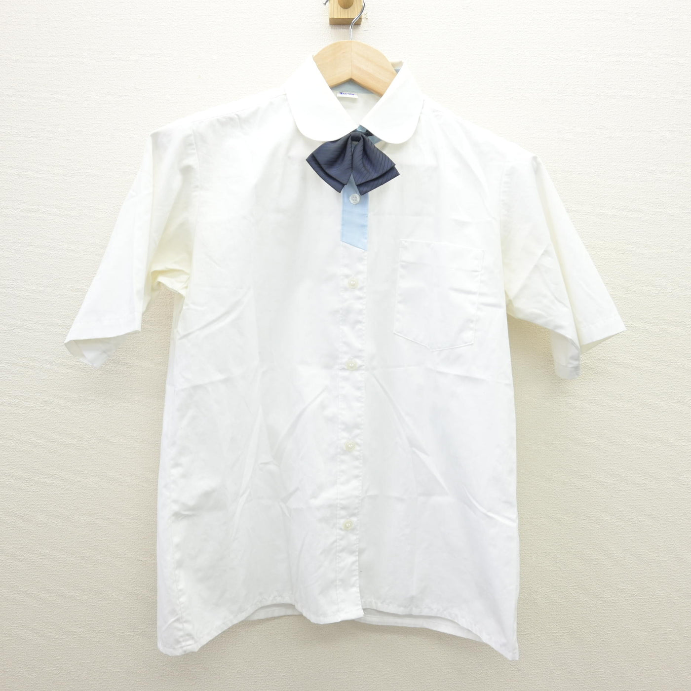 【中古】埼玉県  淑徳与野中学校 女子制服 3点 (ニットベスト・シャツ) sf120778