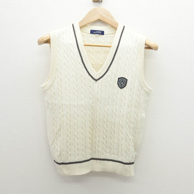 【中古】長野県 松商学園高等学校 女子制服 3点 (ニットベスト・シャツ) sf120790