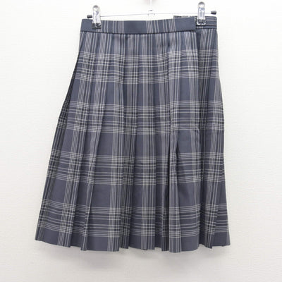 【中古】長野県 松本秀峰中等教育学校 女子制服 4点 (ニットベスト・シャツ・スカート) sf120802