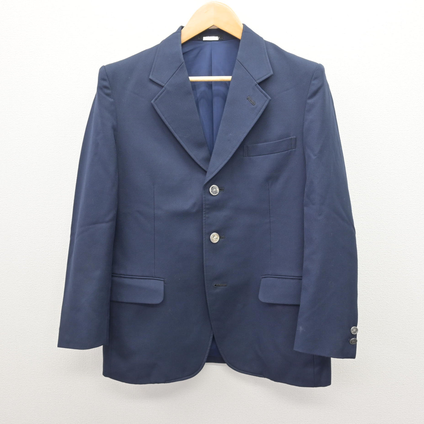 【中古】神奈川県 樽町中学校 男子制服 2点 (ブレザー・ズボン) sf120805