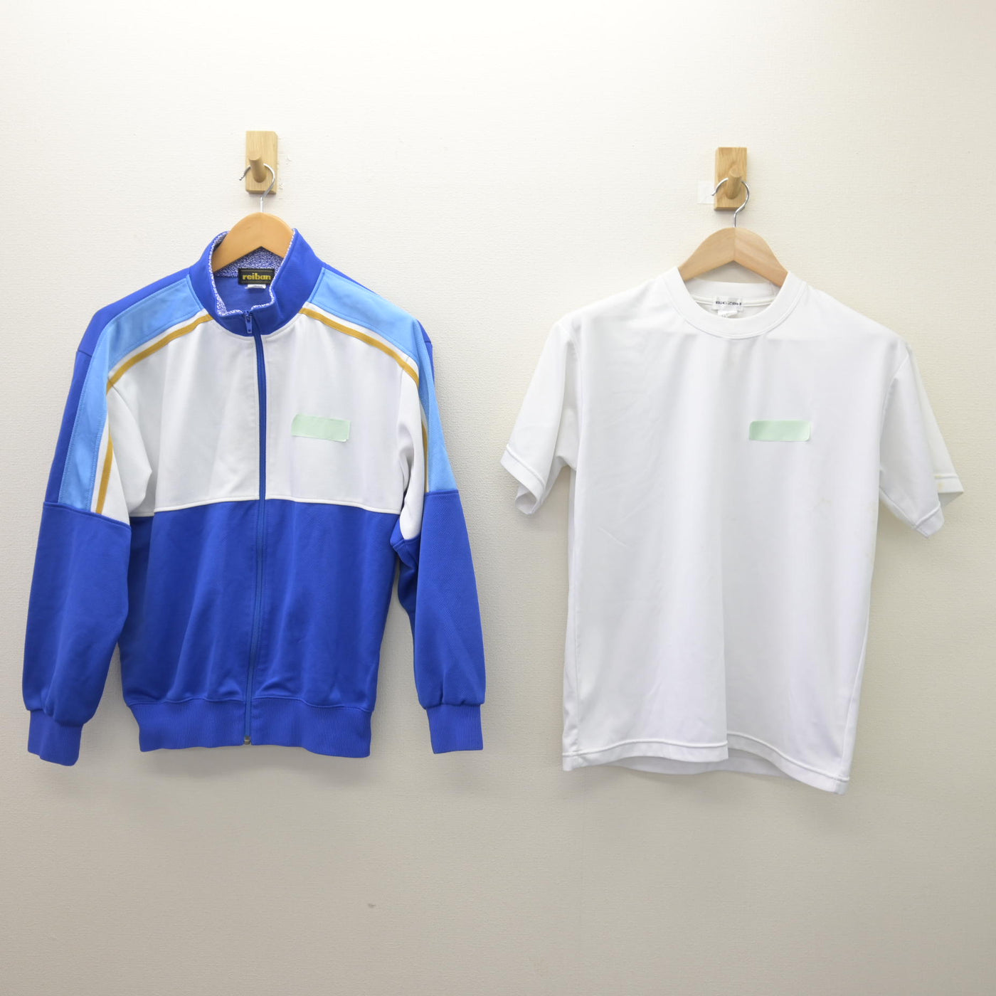 【中古】神奈川県 樽町中学校 男子制服 2点 (ジャージ 上・体操服 上) sf120807