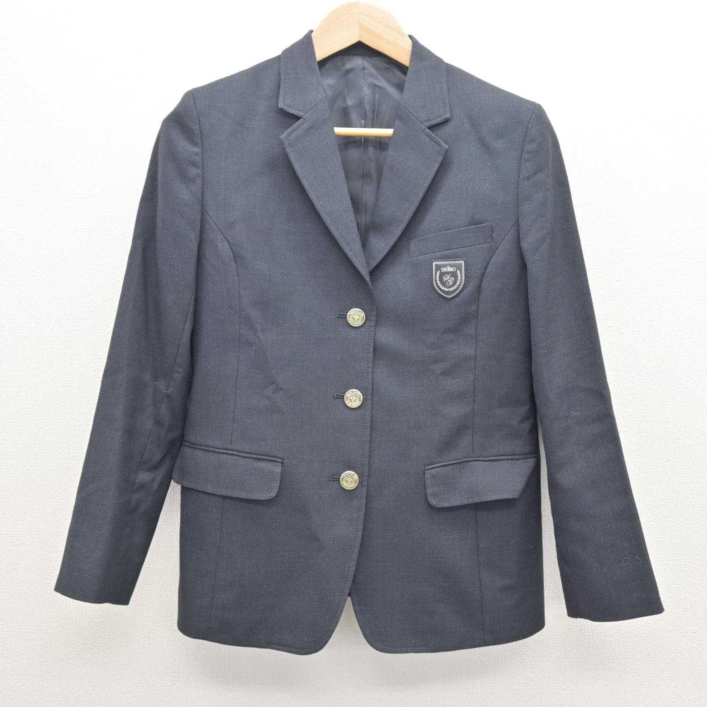 【中古】埼玉県 聖望学園高等学校/旧制服 女子制服 3点 (ブレザー・スカート) sf120814