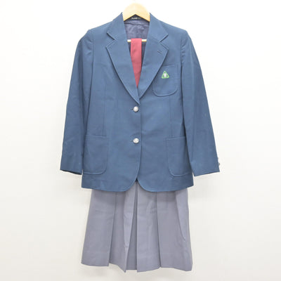 【中古】埼玉県 飯能西中学校 女子制服 4点 (ブレザー・ベスト・スカート) sf120817