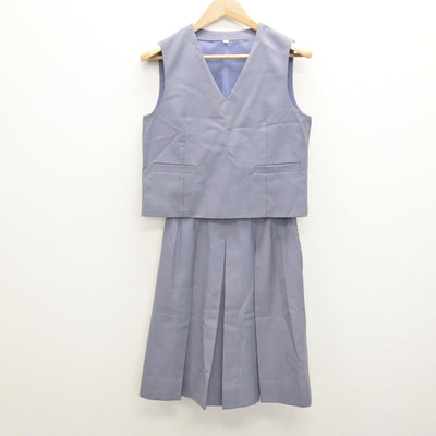 【中古】埼玉県 飯能西中学校 女子制服 4点 (ブレザー・ベスト・スカート) sf120817