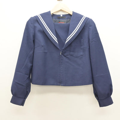 【中古】愛知県 宝神中学校 女子制服 3点 (セーラー服・スカート・スカート) sf120826