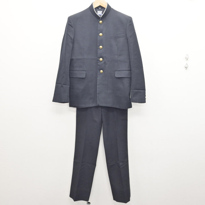 中古】茨城県 土浦第二高等学校 男子制服 3点 (学ラン・ズボン