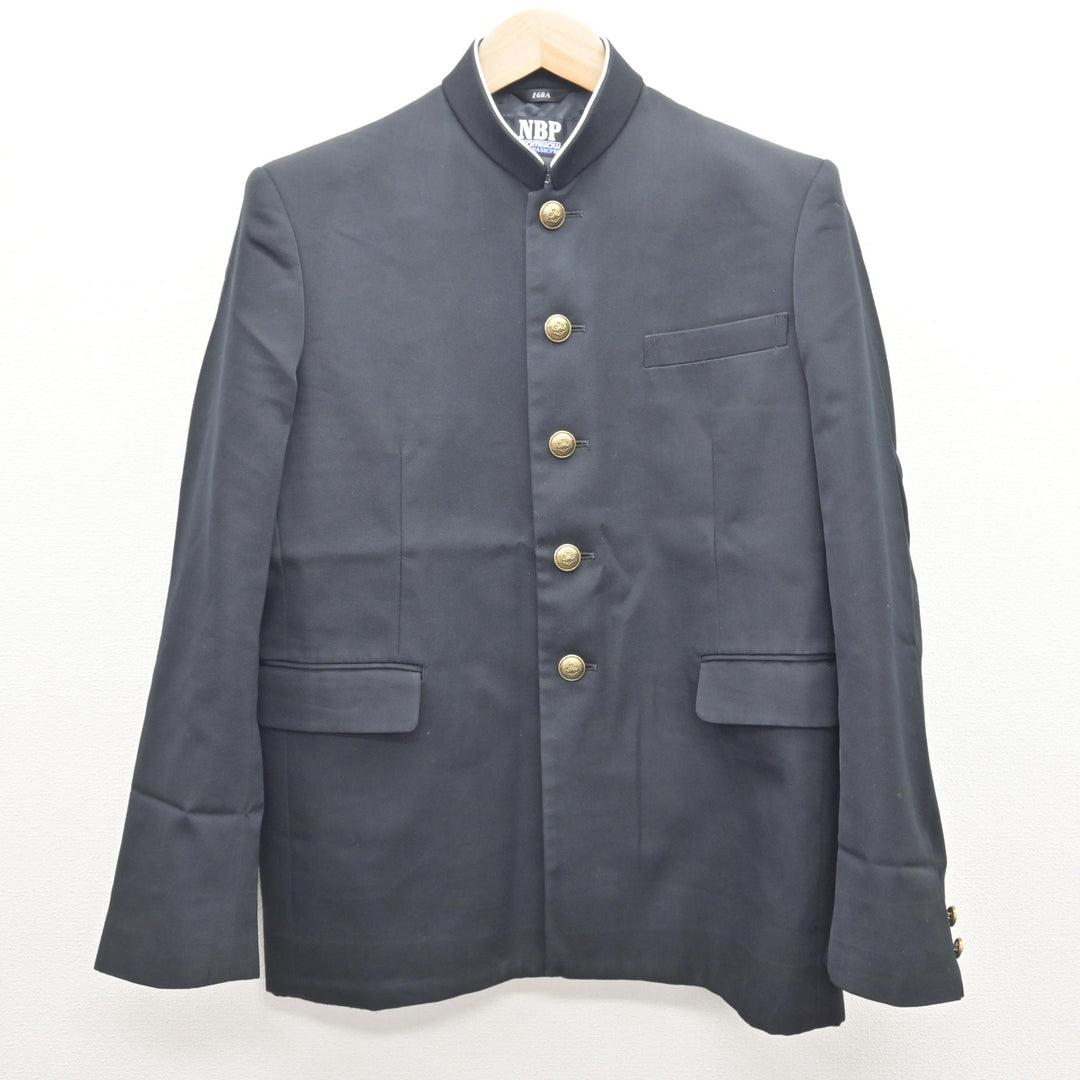 中古】茨城県 土浦第二高等学校 男子制服 3点 (学ラン・ズボン