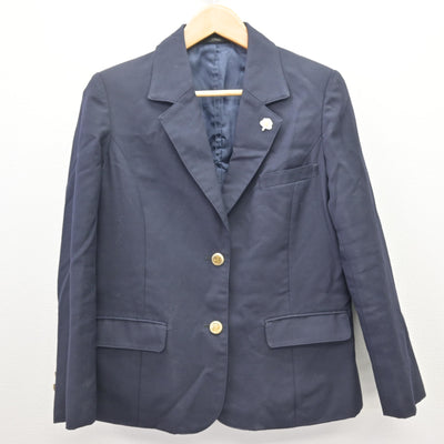【中古】東京都 広尾高等学校 女子制服 4点 (ブレザー・スカート) sf120851