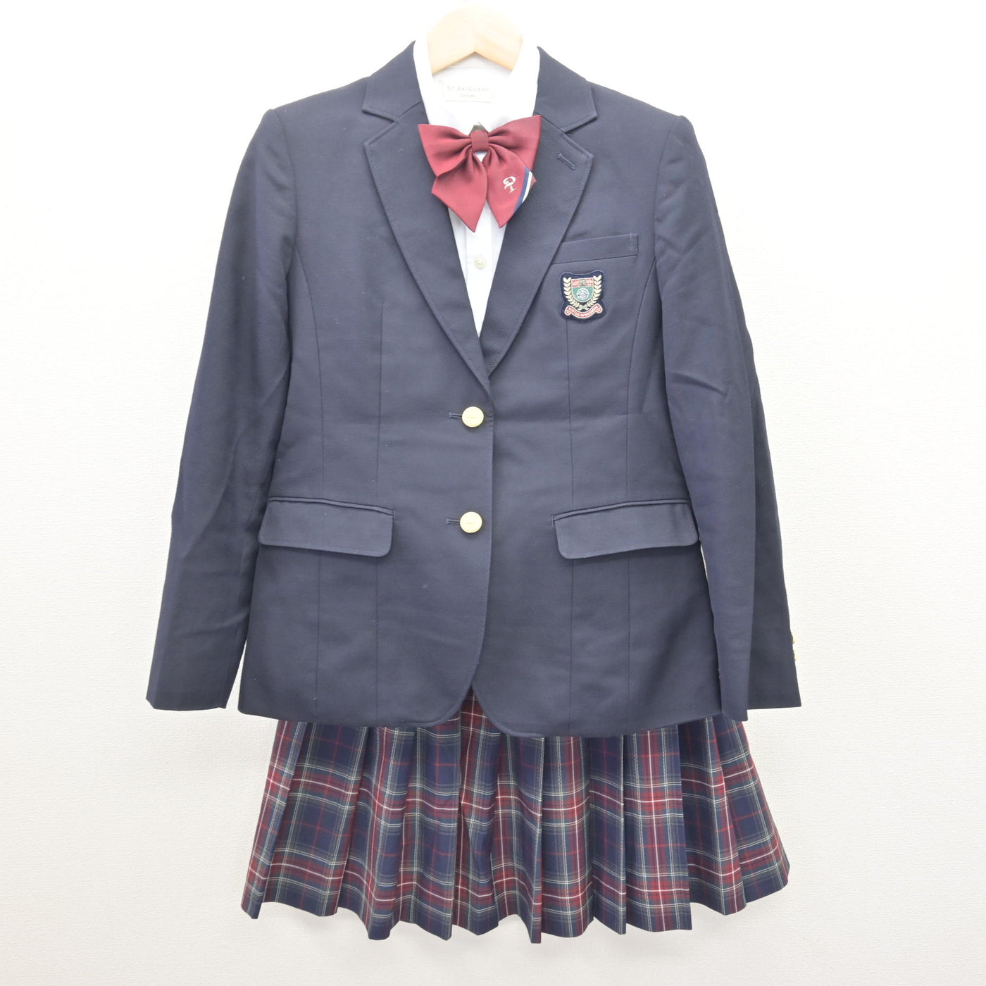 【中古】長崎県 向陽高等学校 女子制服 5点 (ブレザー・シャツ・スカート) sf120856