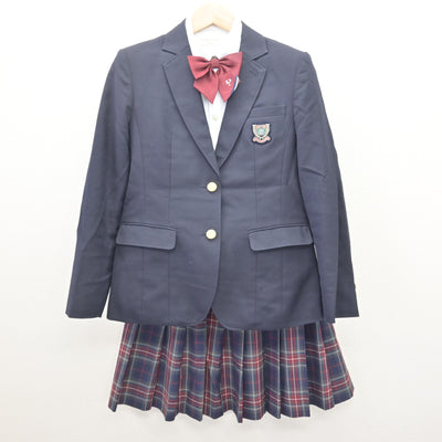 【中古】長崎県 向陽高等学校 女子制服 5点 (ブレザー・シャツ・スカート) sf120856