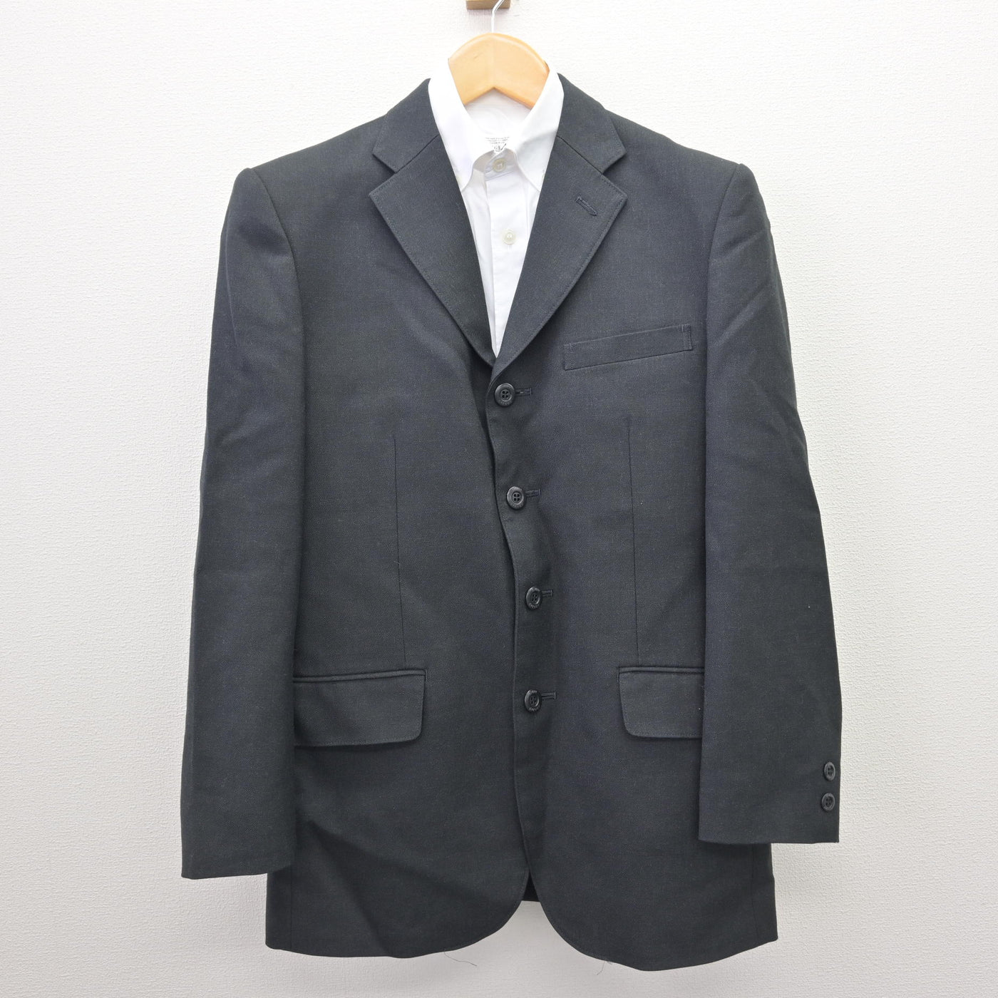 【中古】東京都 広尾学園高等学校 男子制服 2点 (ブレザー・シャツ) sf120866