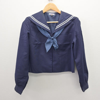 【中古】和歌山県 貴志中学校 女子制服 3点 (セーラー服・スカート) sf120872