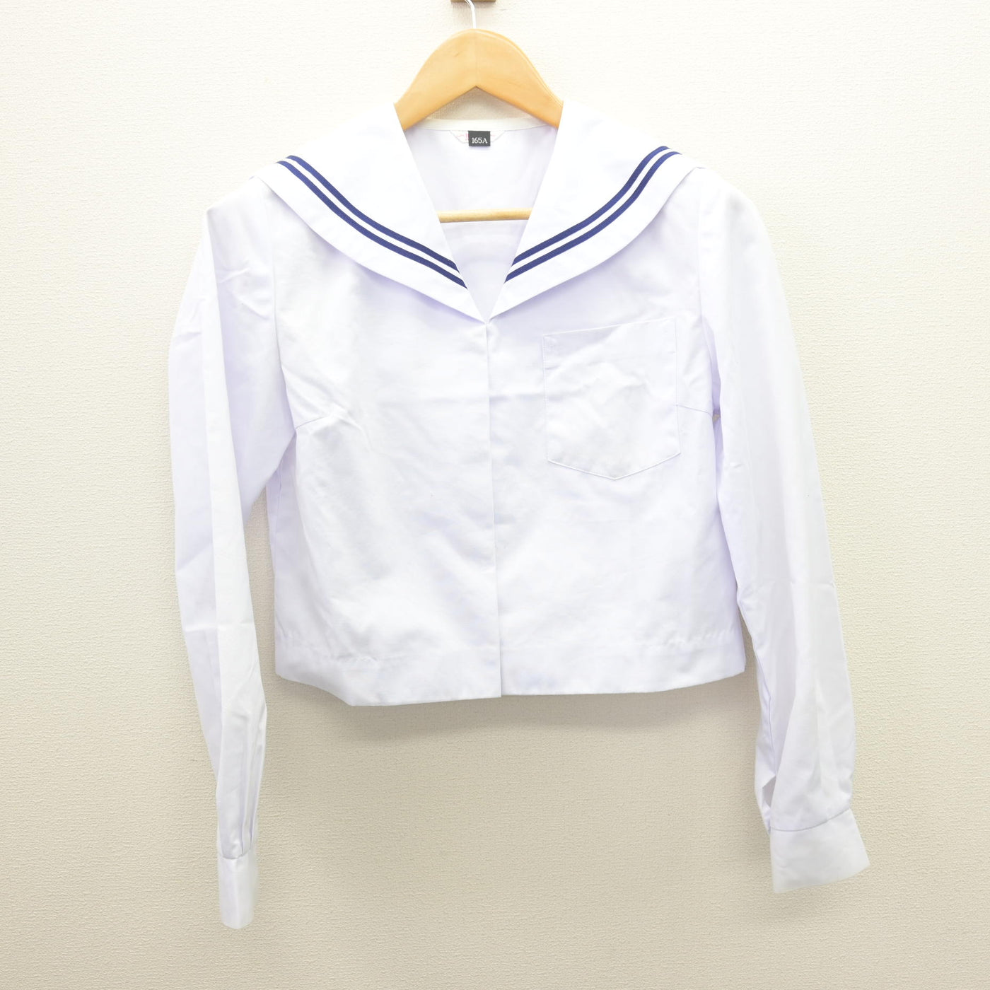 【中古】和歌山県 貴志中学校 女子制服 2点 (セーラー服・スカート) sf120873