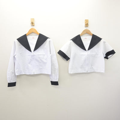 【中古】静岡県 大仁中学校 女子制服 2点 (セーラー服・セーラー服) sf120880