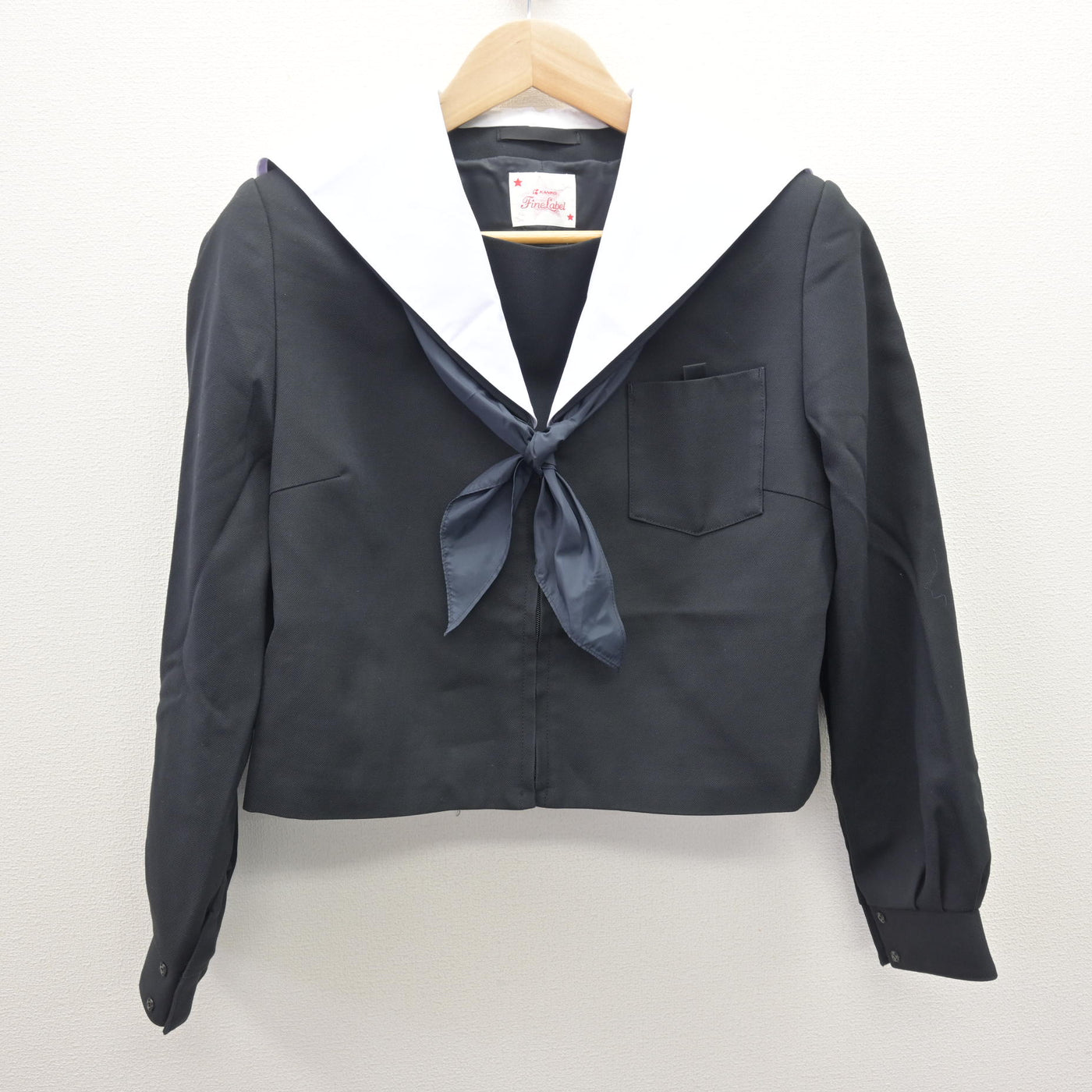 【中古】静岡県 大仁中学校 女子制服 3点 (セーラー服・スカート) sf120881