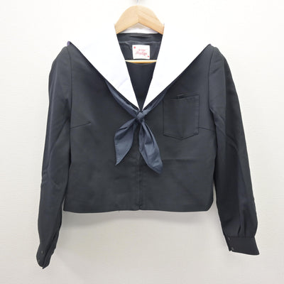 【中古】静岡県 大仁中学校 女子制服 3点 (セーラー服・スカート) sf120881