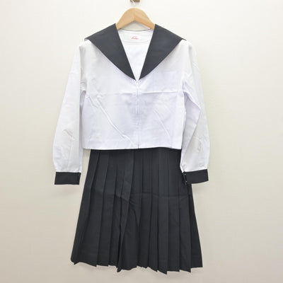 【中古】静岡県 大仁中学校 女子制服 2点 (セーラー服・スカート) sf120882