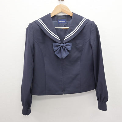 【中古】北海道 旭川北高等学校 女子制服 3点 (セーラー服・スカート) sf120883
