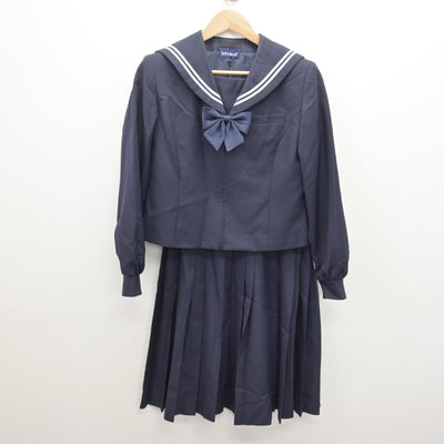 【中古】北海道 旭川北高等学校 女子制服 3点 (セーラー服・スカート) sf120886