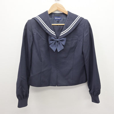 【中古】北海道 旭川北高等学校 女子制服 3点 (セーラー服・スカート) sf120886