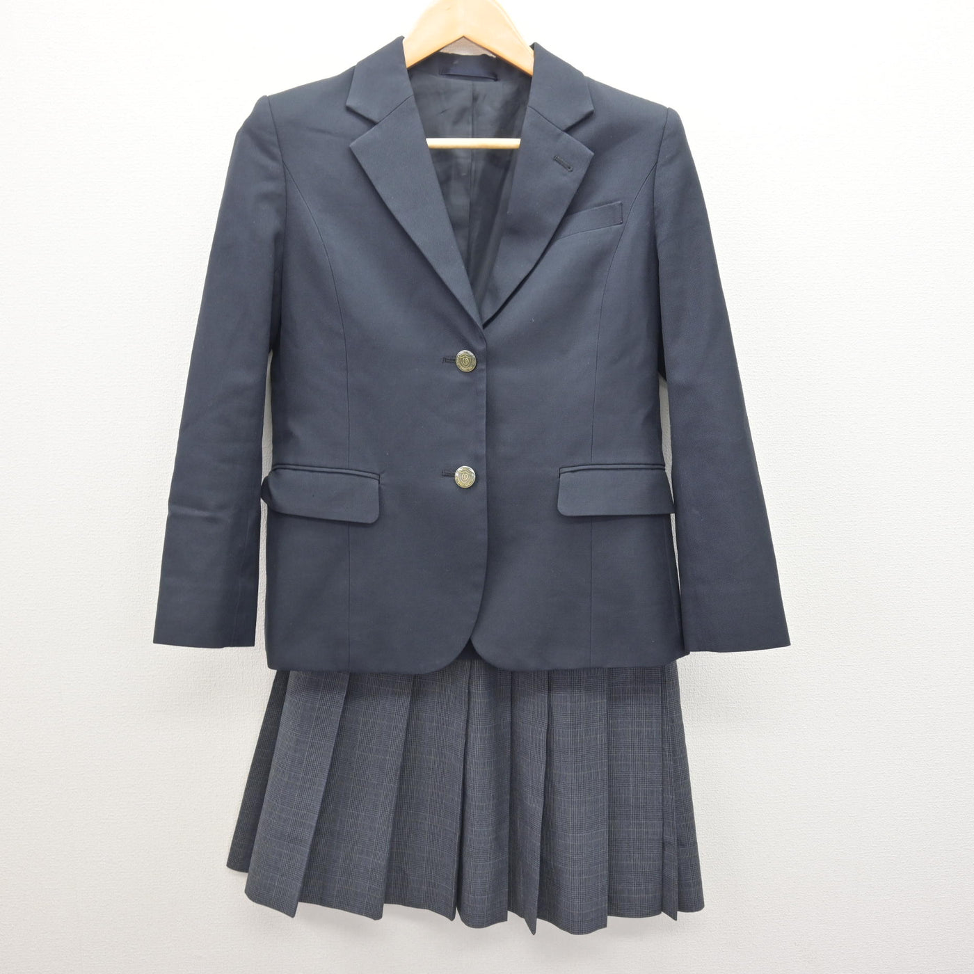 【中古】神奈川県 大綱中学校 女子制服 2点 (ブレザー・スカート) sf120902