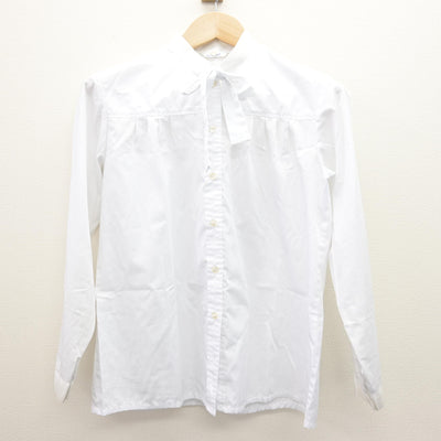 【中古】福岡県 福岡海星女子学院高等学校 女子制服 2点 (ニットベスト・シャツ) sf120904