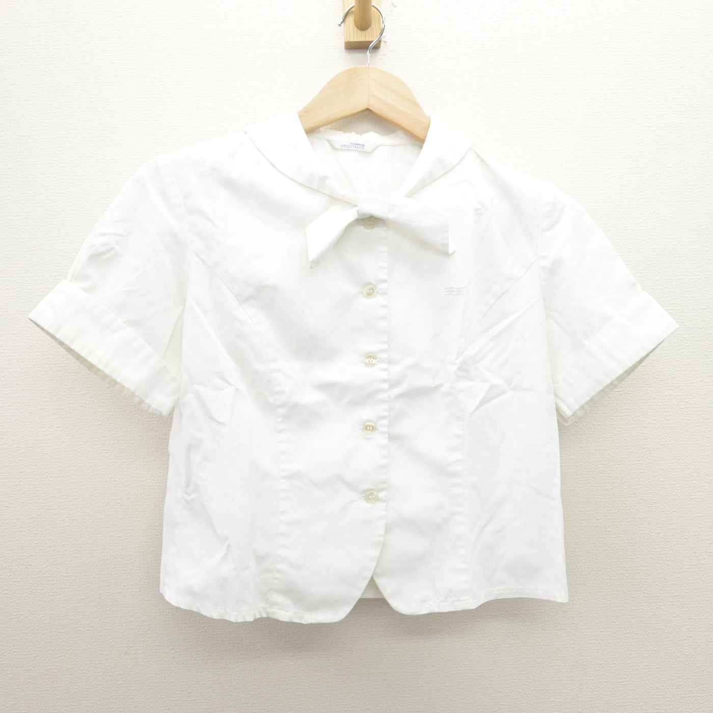【中古】福岡県 福岡海星女子学院高等学校 女子制服 2点 (シャツ・スカート) sf120905