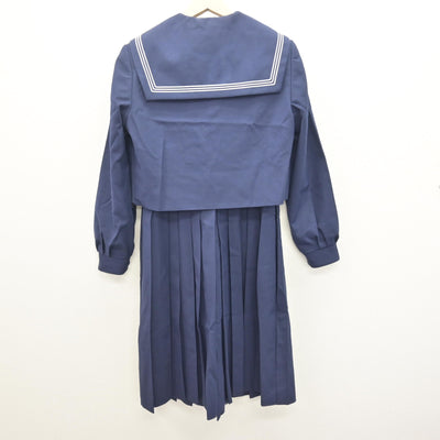 【中古】福岡県 横手中学校 女子制服 2点 (セーラー服・ジャンパースカート) sf120907