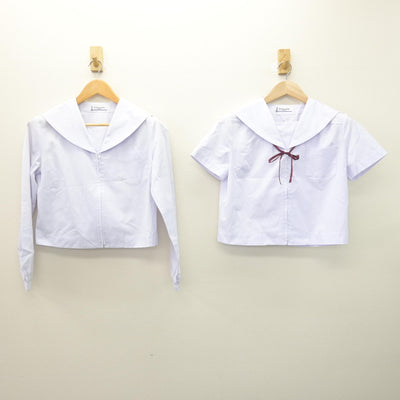 【中古】福島県 郡山第一中学校 女子制服 3点 (セーラー服) sf120926
