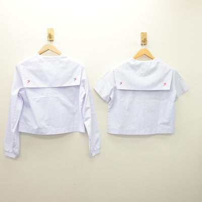 【中古】福島県 郡山第一中学校 女子制服 4点 (セーラー服・スカート) sf120927