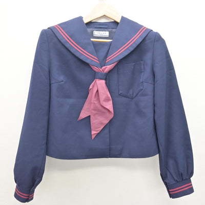 【中古】福島県 郡山第一中学校 女子制服 4点 (セーラー服・スカート) sf120928