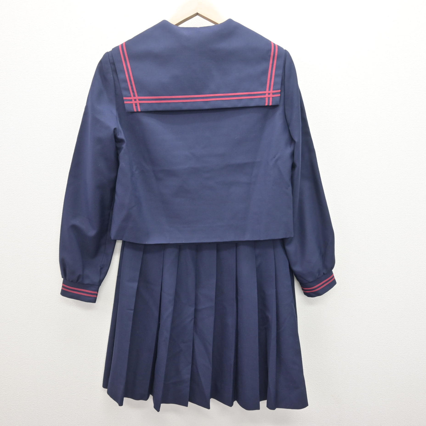 【中古】福島県 郡山第一中学校 女子制服 3点 (セーラー服・スカート) sf120929