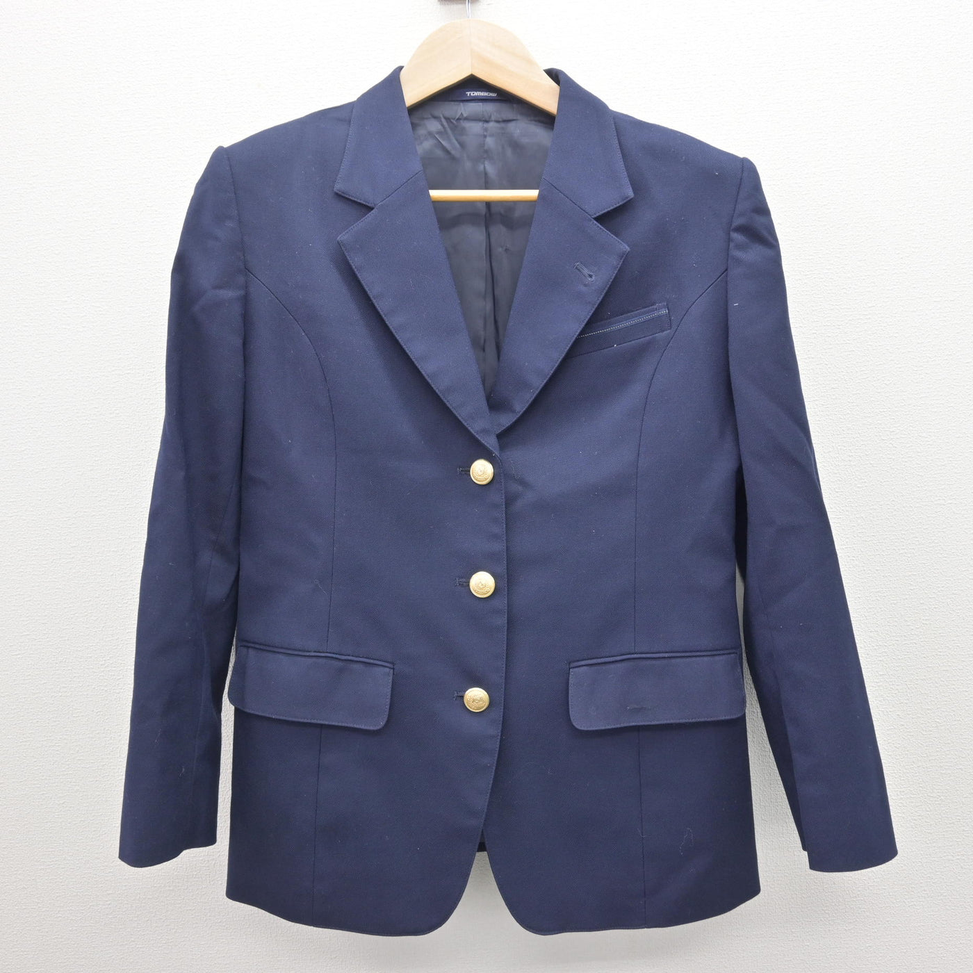 【中古】福島県 あさか開成高等学校 女子制服 3点 (ブレザー・スカート) sf120934