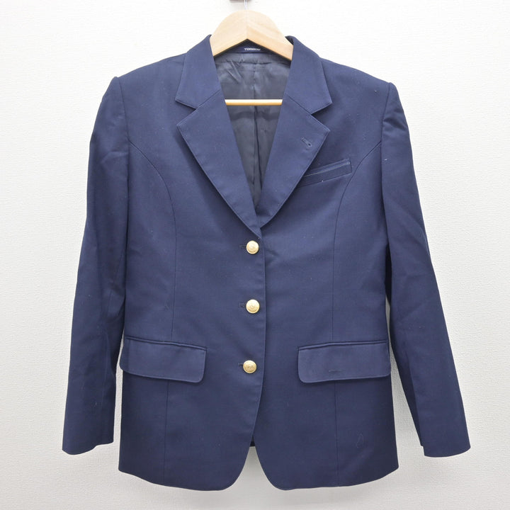 中古】福島県 あさか開成高等学校 女子制服 3点 (ブレザー・スカート 