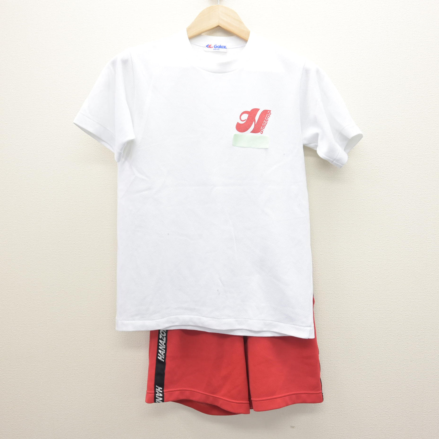 【中古】千葉県 花園中学校 女子制服 2点 (体操服 上・体操服 下) sf120953