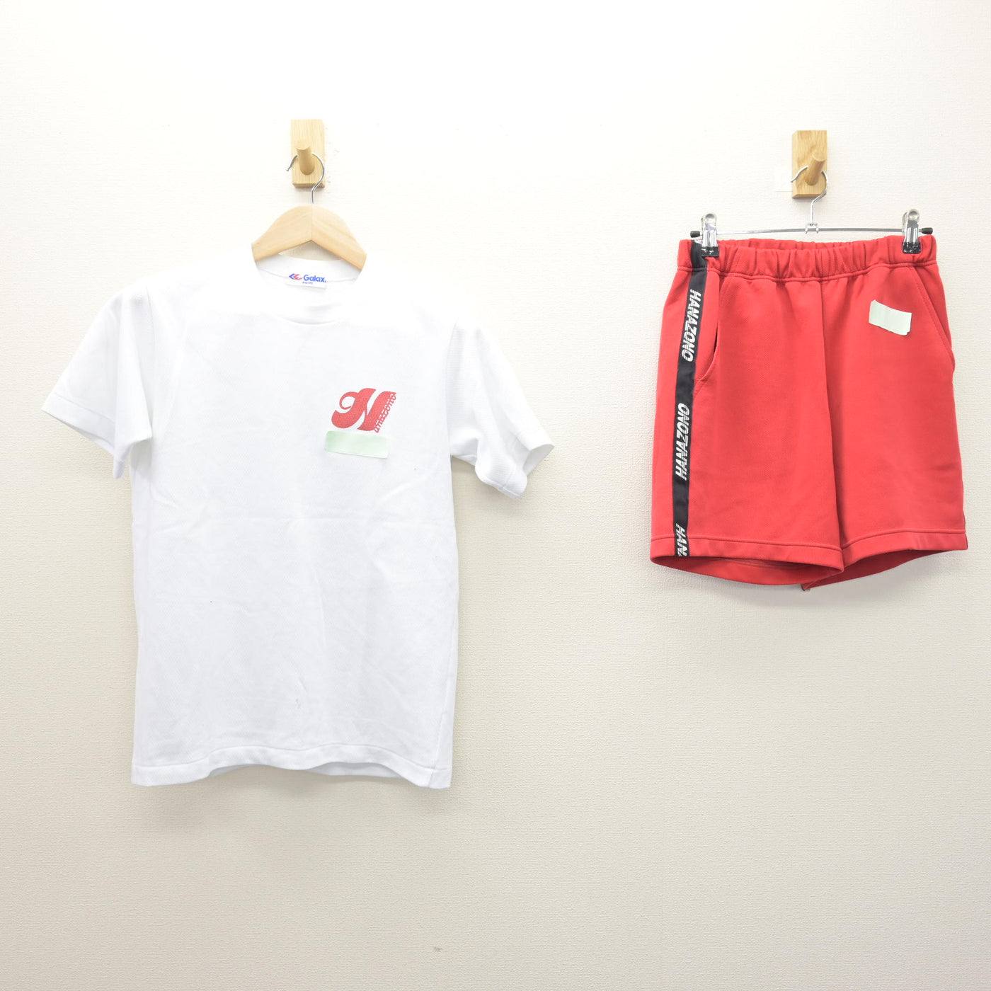 【中古】千葉県 花園中学校 女子制服 2点 (体操服 上・体操服 下) sf120953