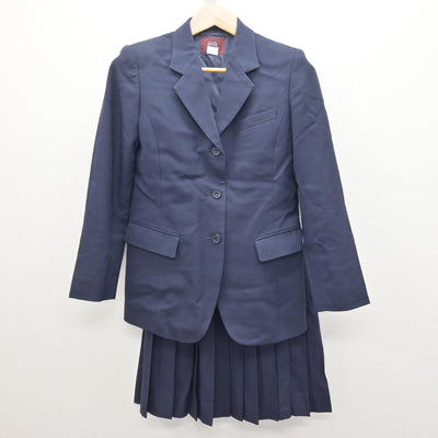 【中古】千葉県 国府台高等学校 女子制服 3点 (ブレザー・スカート・スカート) sf120954