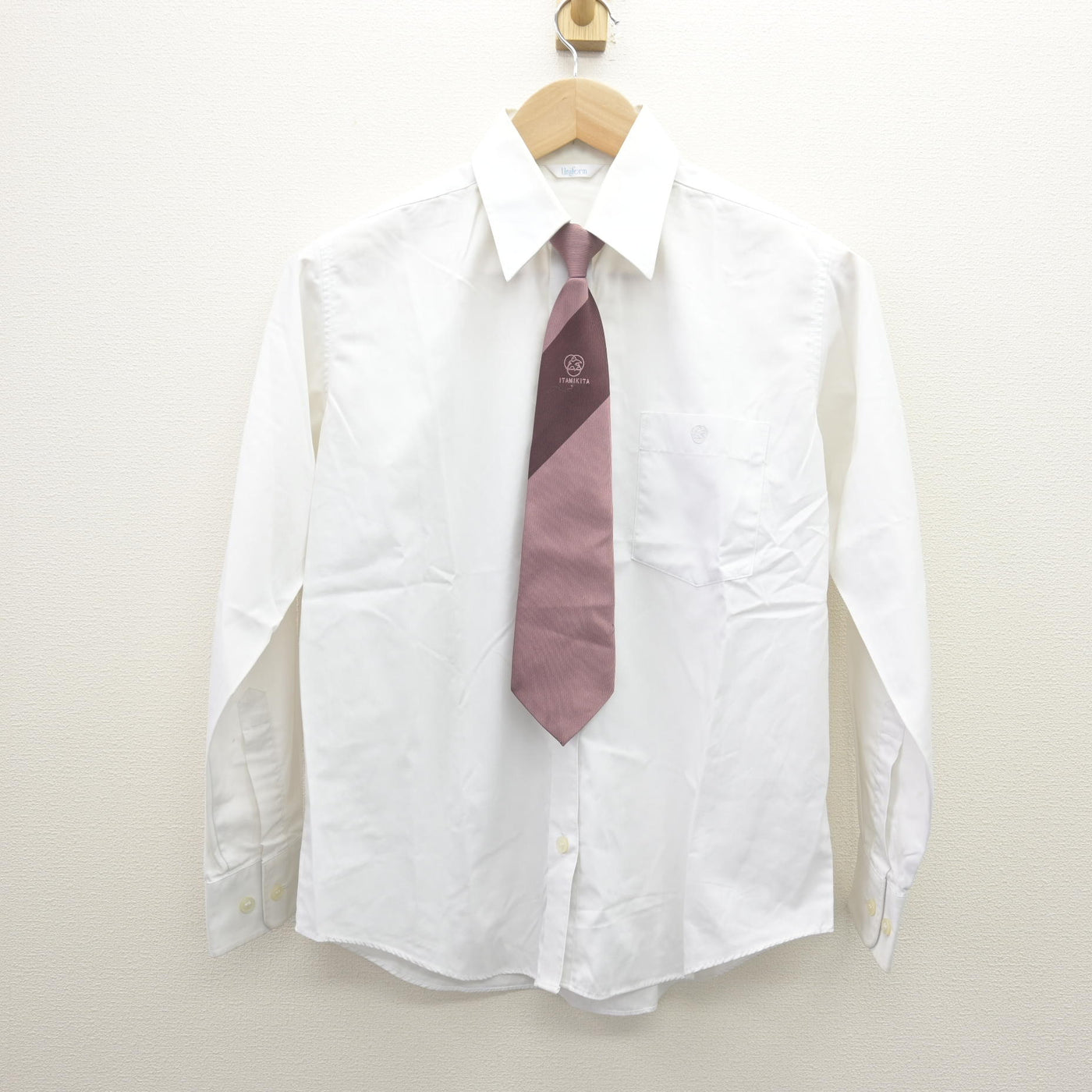 【中古】兵庫県 伊丹北高等学校 女子制服 4点 (ブレザー・シャツ・スカート) sf120969