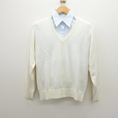 【中古】兵庫県 伊丹北高等学校 女子制服 3点 (ブレザー・ニット・シャツ) sf120970