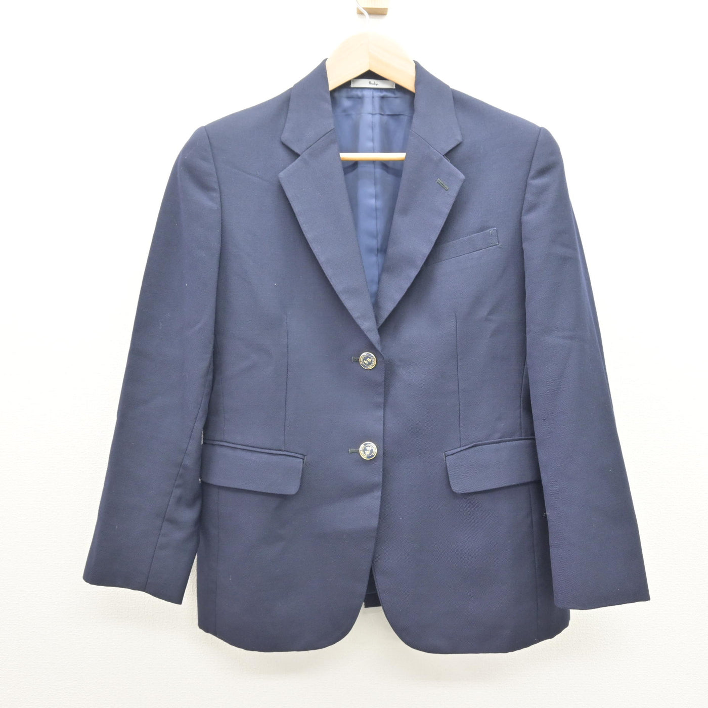 【中古】兵庫県 伊丹北高等学校 女子制服 3点 (ブレザー・ニット・シャツ) sf120970