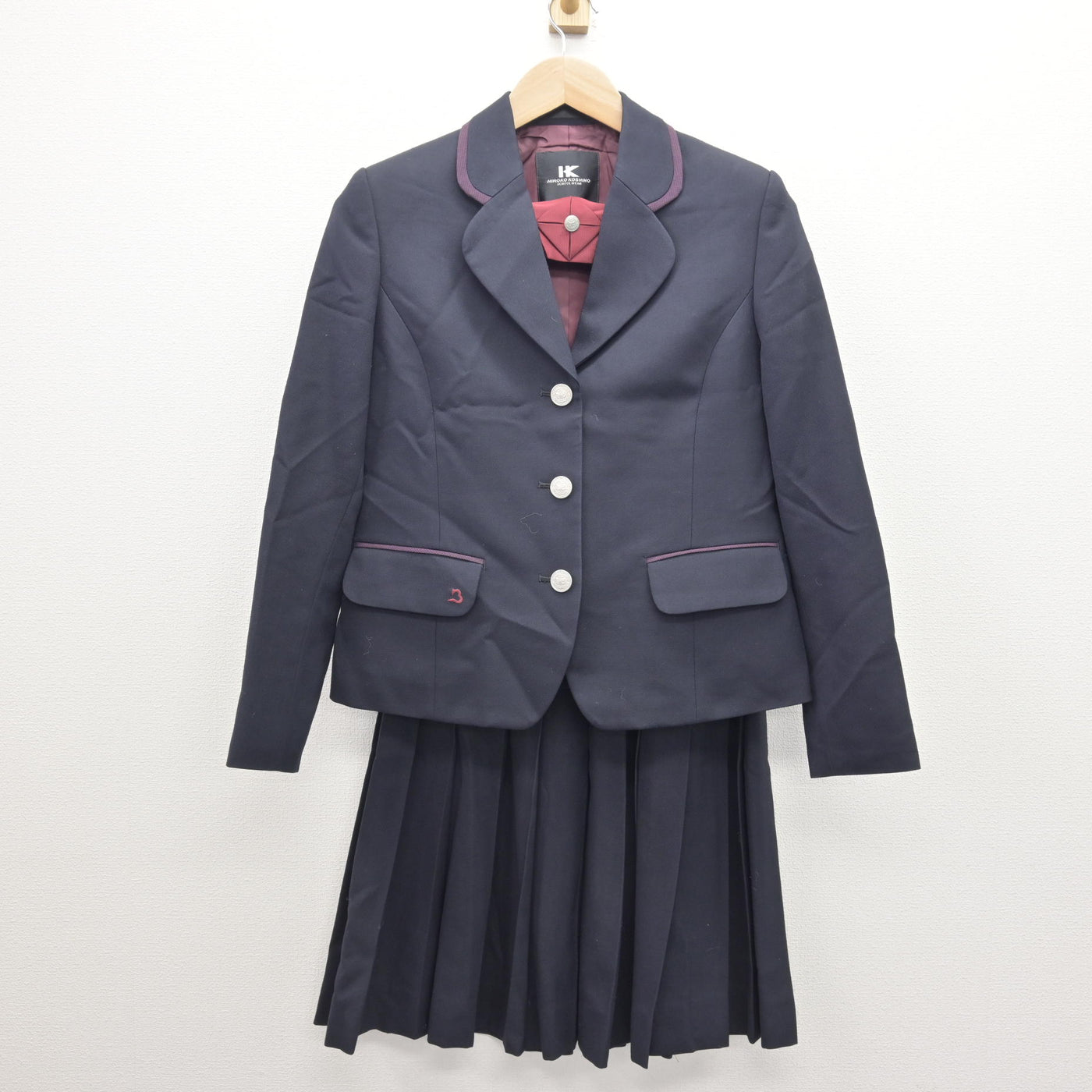 【中古】大阪府 梅花高等学校 女子制服 3点 (ブレザー・スカート) sf120974