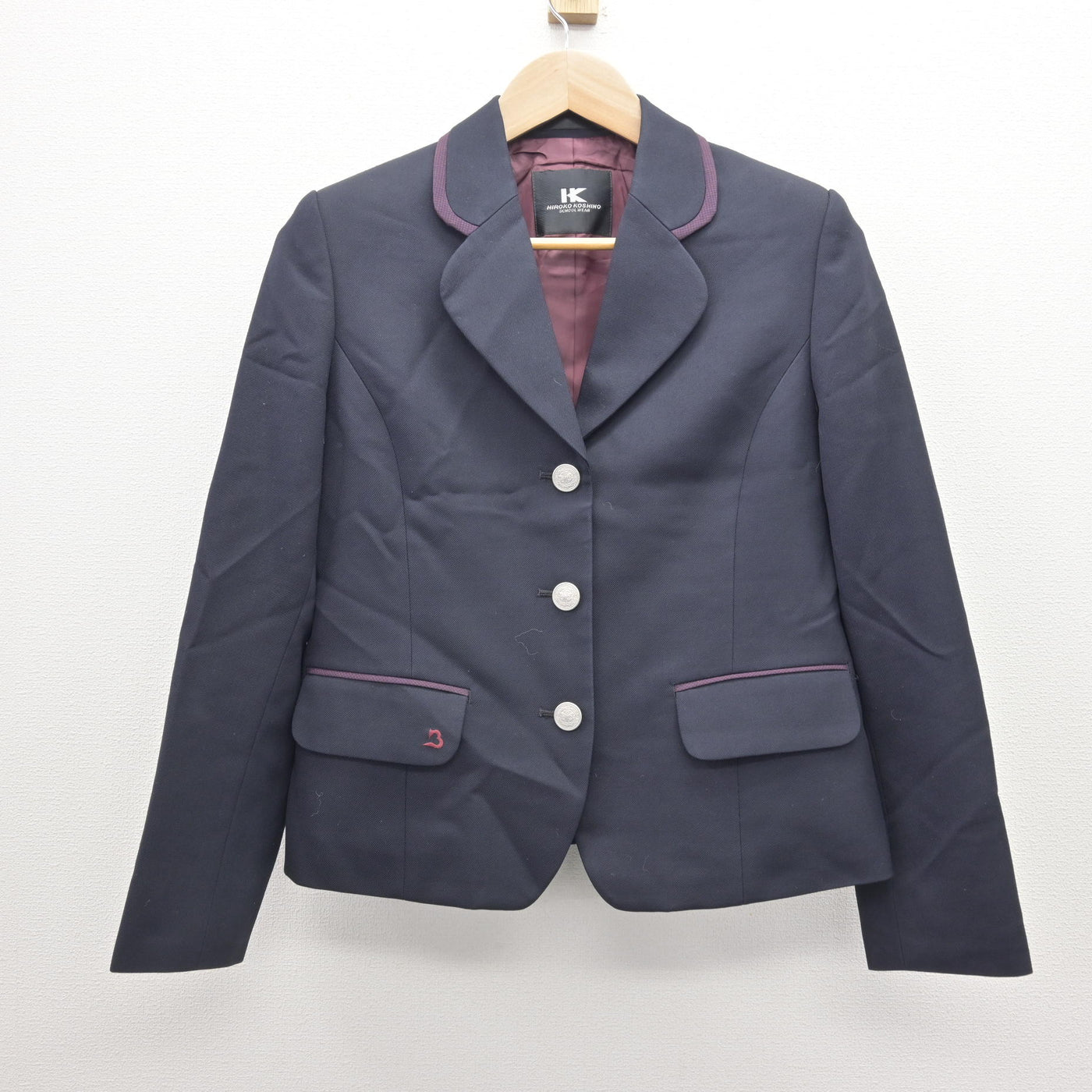 【中古】大阪府 梅花高等学校 女子制服 3点 (ブレザー・スカート) sf120974