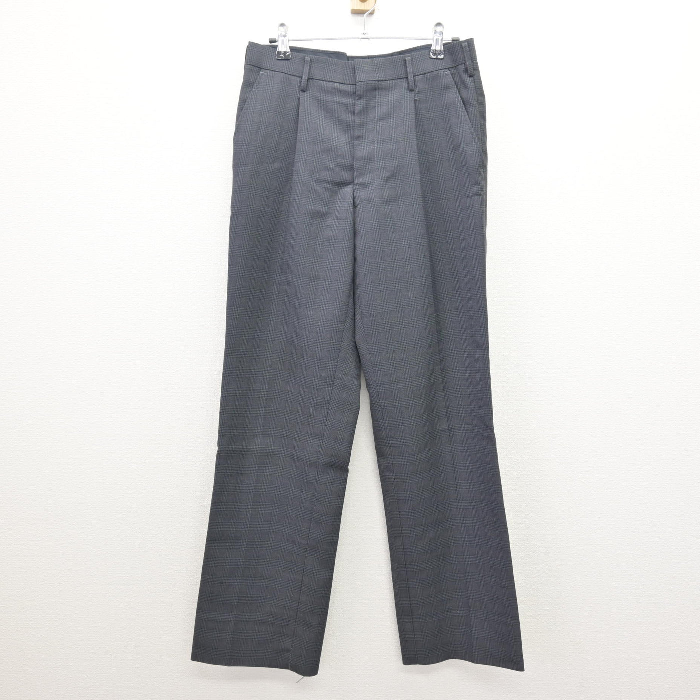 【中古】茨城県 牛久高等学校 男子制服 3点 (ブレザー・ズボン) sf120983