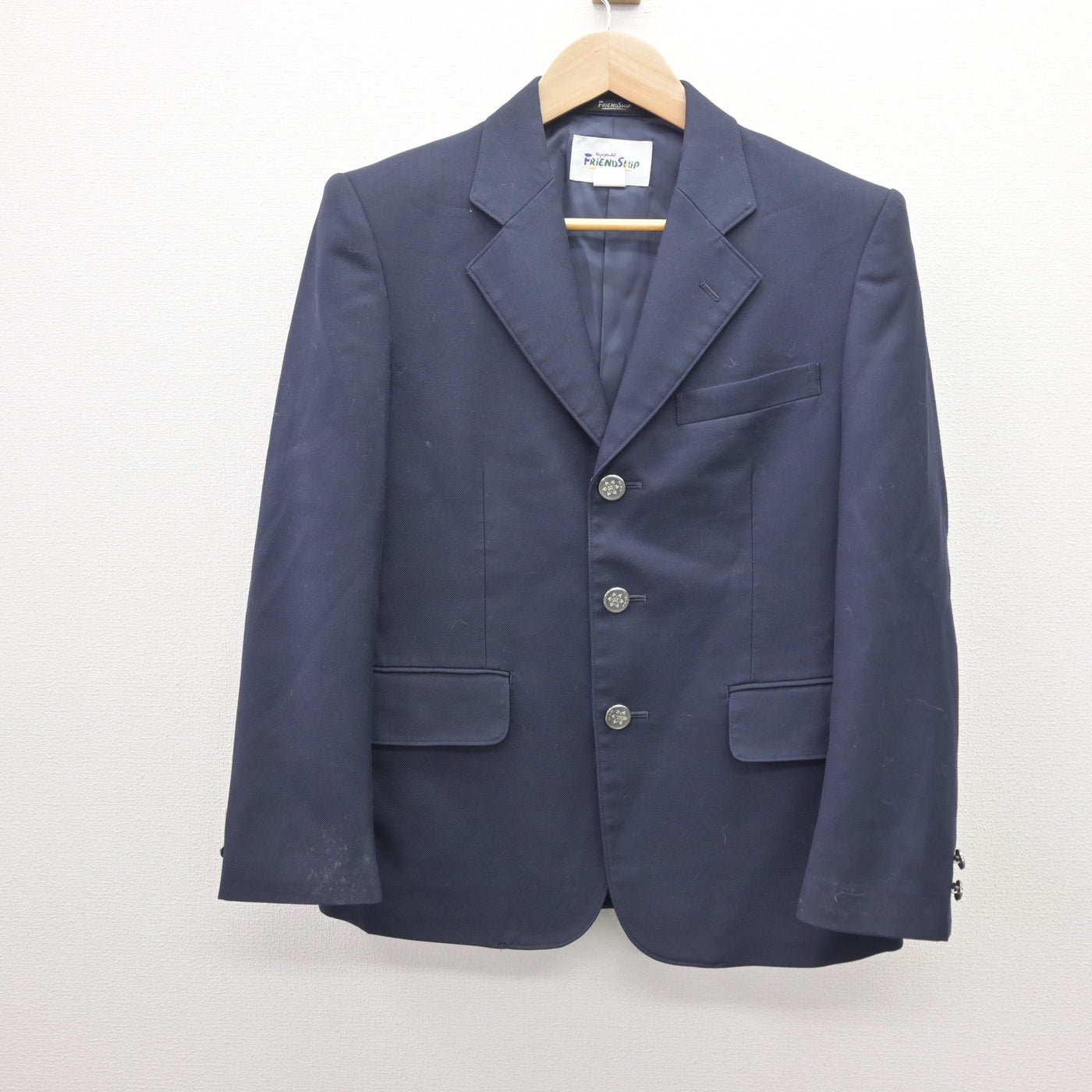 【中古】茨城県 並木中等教育学校 男子制服 3点 (ブレザー・ズボン・ズボン) sf120985