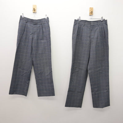 【中古】茨城県 牛久栄進高等学校 男子制服 4点 (ブレザー・ズボン・ズボン) sf120986