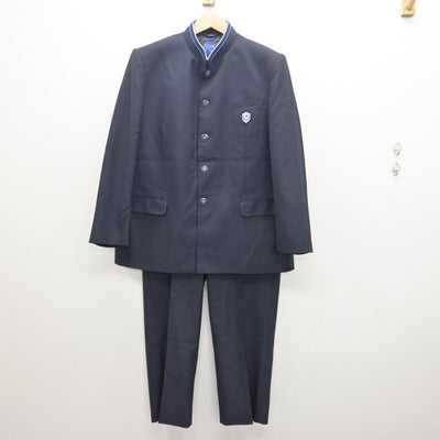 【中古】福島県 塩川中学校 男子制服 2点 (学ラン・ズボン) sf121008