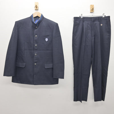 【中古】福島県 塩川中学校 男子制服 2点 (学ラン・ズボン) sf121009