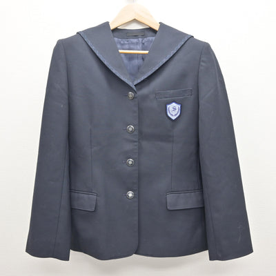 【中古】福島県 塩川中学校 女子制服 2点 (ブレザー・スカート) sf121010