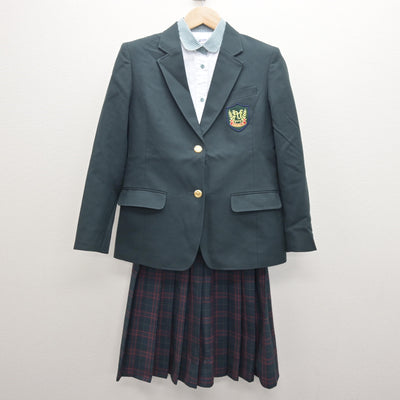 【中古】福島県 原町第一中学校 女子制服 3点 (ブレザー・シャツ・スカート) sf121011