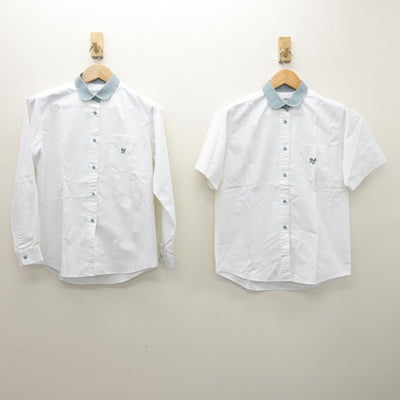 【中古】福島県 原町第一中学校 女子制服 2点 (シャツ) sf121013